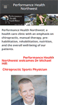 Mobile Screenshot of performancehealthnw.com
