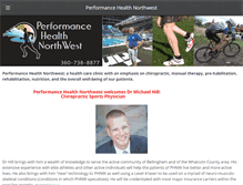 Tablet Screenshot of performancehealthnw.com